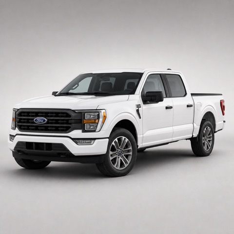 Example: front 3/4 photo of a ute