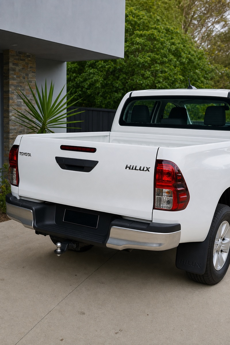 Tray and canopy — stock vehicle